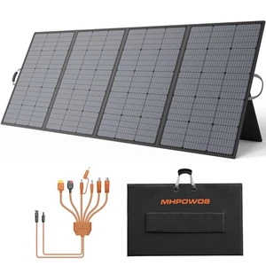 MHPOWOS Panel Solar 400W/31V Módulo Solar Plegable para Powerstation Sistema Solar RV - Imagen 1 de 10