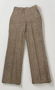 Vintage LL Bean Wool Tweed 1950s Fully Lined Pants Women’s Brown 28x31 Cursive Tag - Bild 1 von 11