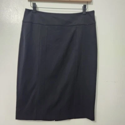 Falda Lápiz Negra Casa Blanca Mercado Negro Nueva Con Etiquetas Detalle Botón Talla 6 Foto 1 de 4