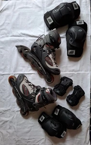 Salomon Inline Skates Herren Gr. 43 1/3 + K2 Schutzausrüstung – Komplettset - Bild 1 von 6
