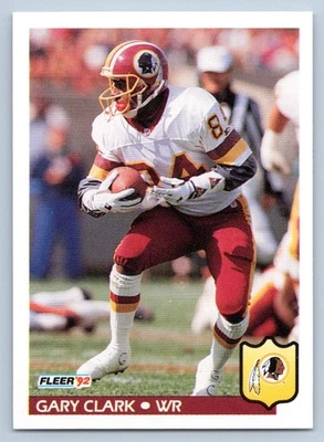 1992 Fleer Gary Clark #415 Washington Redskins - Image 1 of 2