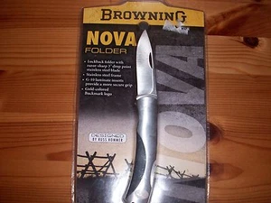 Cuchillo de caza de acero inoxidable afilado Browning Nova carpeta afilado Russ Kommer 3 - Imagen 1 de 1