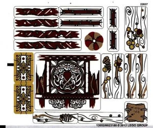 NEW LEGO - Sticker - The Hobbit - The Goblin King Battle - Set 79010 - 2012 - Picture 1 of 1