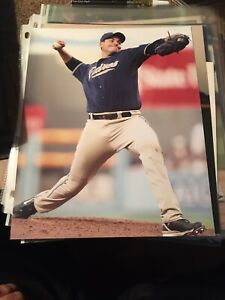 Chris Young Unsigned 8x10 Photo San Diego Padres Star Pitcher Texas Rangers GM