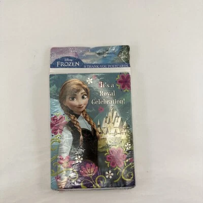 Disney Frozen Fiesta de Cumpleaños Invitaciones y Tarjetas de Agradecimiento 8 por Paquete NUEVO Foto 1 de 4