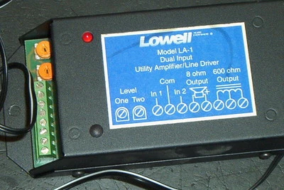 LOWELL LA1 Utility Modular 1 Channel Amplifier / Line Driver 2 watt (103) - Image 1 of 2