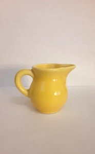 Harlequin Individual Creamer in Yellow | Toy Pitcher Homer Laughlin Fiesta - Picture 1 of 6