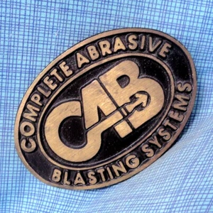 Fibbia per cintura CAB Promo completa di sistemi di sabbiatura abrasiva vintage DynaBuckle .QRT958 - Foto 1 di 9