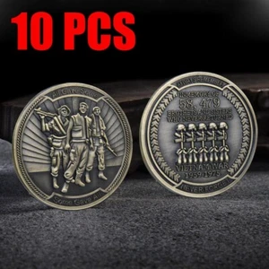 10 PCS Vietnamese Military Coin Commemorative Coin Metal Soldier Collectibles - Picture 1 of 5