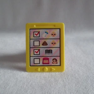 NEW Barbie Skipper Babysitters Inc. Doll Yellow Schedule Tablet - Picture 1 of 2