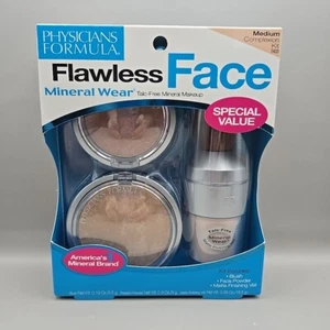 NEW Physician's Formula Flawless Face Mineral Wear Talc-Free Medium Kit 7433 - Picture 1 of 4