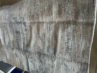 Pottery Barn Printed Chenille Jute Rug 4x6 Kilim Process Print - Image 1 of 4