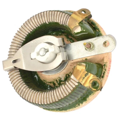 100W 10 Ohm Ceramic Disk Wirewound Potentiometer Variable Resistor - Image 1 of 2