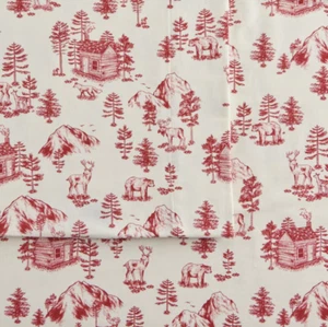 Cuddl Duds 4-teiliges Flanelllaken-Set, Lodge Toilette König - NEU - Bild 1 von 2