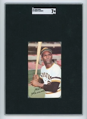 Vintage 1971 Topps Super Roberto Clemente #37 HOF Pirates Huge SGC Slab - SGC 7 - Image 1 of 4