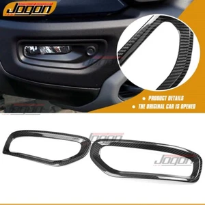 Carbon Fit For Dodge Ram 1500 TRX  Rebel 2019-2025 Front Fog Light Decor Covers - Picture 1 of 11