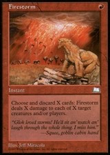1x Firestorm Moderate Play, English Weatherlight MTG Magic