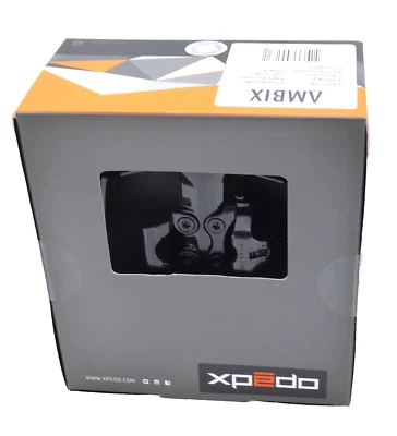 Pedal de plataforma Xpedo Ambix, dupla face, preto - Imagem 1 de 2