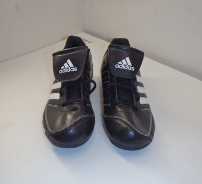 Adidas Boys Baseball Cleats Size 5.5 Black and White - Image 1 of 4