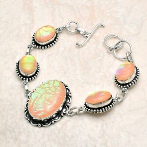 Triplet Opal Gemstone Ethnic Handmade Bracelet Jewelry 24 Gms AB 56874