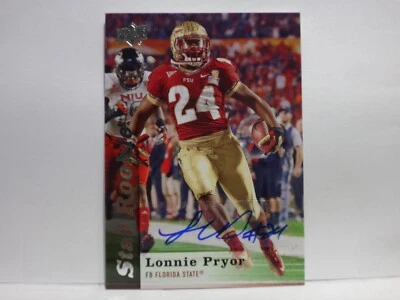 2013 Upper Deck Star Rookie Auto Lonnie Pryor #113 Rookie Auto RC - Image 1 of 2