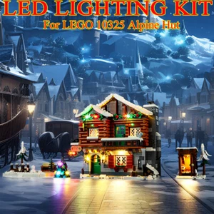 DIY LED Licht Kit für Lego 10325 Alpine Lodge Winter Village Beleuchtung Set - Bild 1 von 11