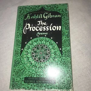 Kahlil Gibran The Procession Poems 1958 Hardcover Book - Picture 1 of 6