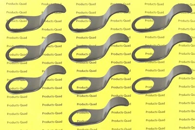 ADMIRAL LOCKS 10x Cam Lock Finger Pull RV Camper Cabinet - Stainless Steel - 10 total pulls