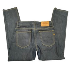 BRAVE STAR Jeans Mens 32 x 32 Indigo Blue Slim Straight Selvedge Button Fly USA