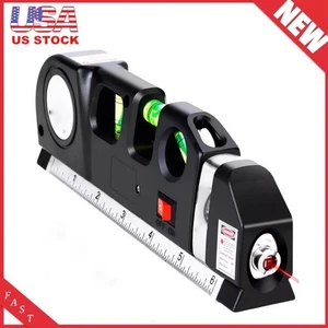 Laser Wasserwaage Linienwerkzeug Mehrzweck Laser Wasserwaage Kit Standard Kreuzlinienlaser NEU - Bild 1 von 9