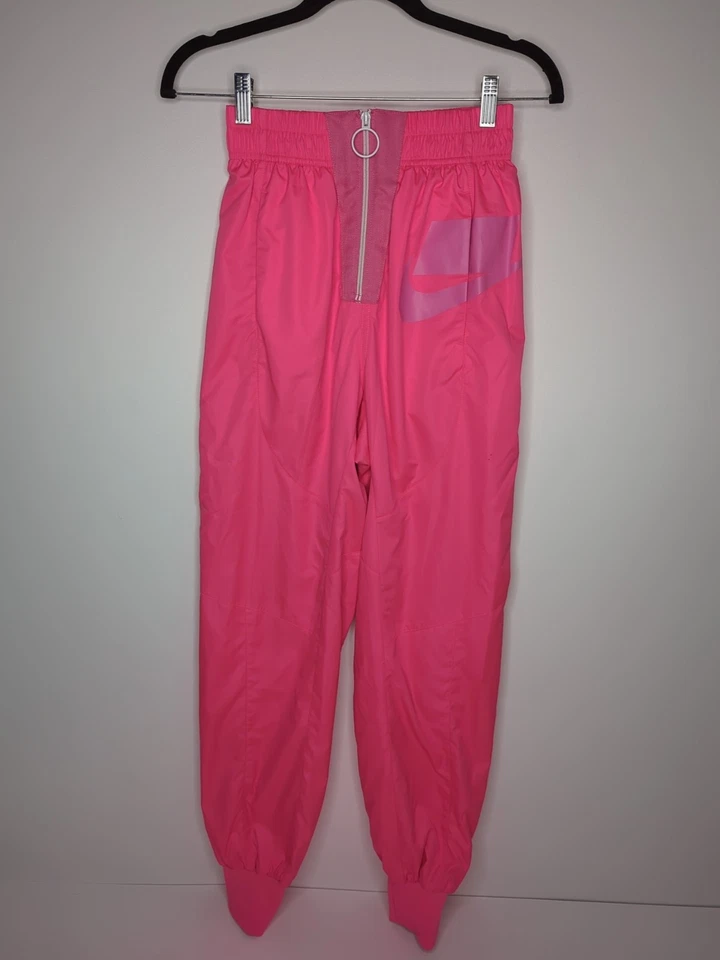 Pantalones Nike Sportswear NSW Tejido Logo Hiper Rosa Informal Gimnasio XS Foto 1 de 4