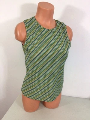 Camiseta sin mangas vintage a rayas Gap Y2K para mujer mediana Foto 1 de 4