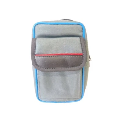 POINT & SHOOT Digital CAMERA CASE 80x130x35mm Wrist/ Belt Strap Grey FREE POST - Image 1 of 4