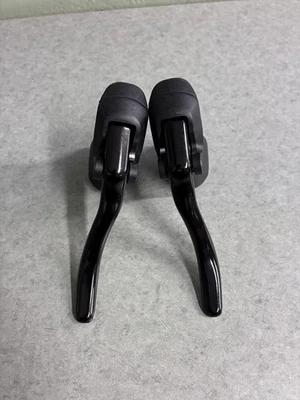 ¡COMO NUEVO! Par de palancas de freno de carretera Tektro RL340 Aero pinza negra de tiro corto o canti Foto 1 de 4