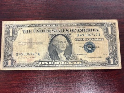 1957 A $1 Silver Certificate - Image 1 of 2
