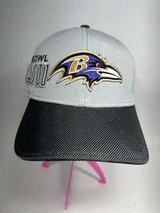 Baltimore Ravens Hat Cap Fitted Mens Small Medium NFL Football Super Bowl XLVII - Picture 1 of 8
