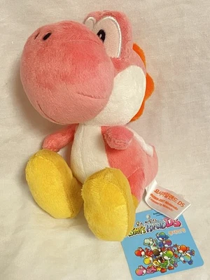 Brinquedo de pelúcia KPS Sanei Mario Yoshi’s Island DS 5” rosa Yoshi 2009 - Imagem 1 de 4
