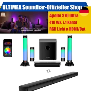 ULTIMEA 7.1Virtual Surround Sound Bar für TV mit Surround Lautsprecher Subwoofer - Bild 1 von 12