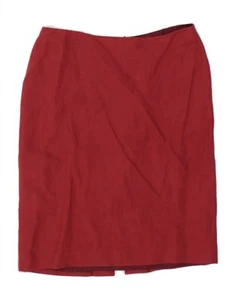 Falda lápiz vintage para mujer W30 roja mediana BR05 - Imagen 1 de 3
