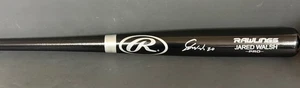 Jared Walsh Texas Rangers Auto Signed Engraved Bat Beckett Witness Holo Black - - Picture 1 of 3