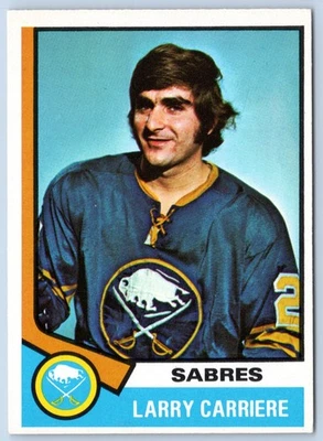 LARRY CARRIERE 1974-75 O-PEE-CHEE 74-75 #43 NRMINT+       87582 - Image 1 of 2