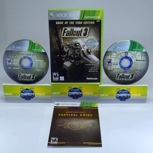 Fallout 3 Game of the Year CIB W/ Manual - Xbox 360 - Picture 1 of 5