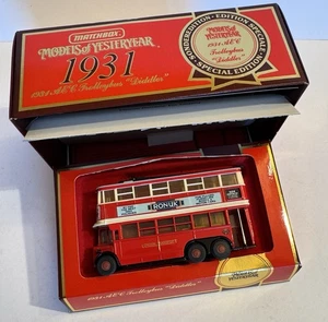 Y 10 1931 Diddler Trolley BUS Matchbox Models of Yesteryear in OVP Sonderedition - Bild 1 von 6