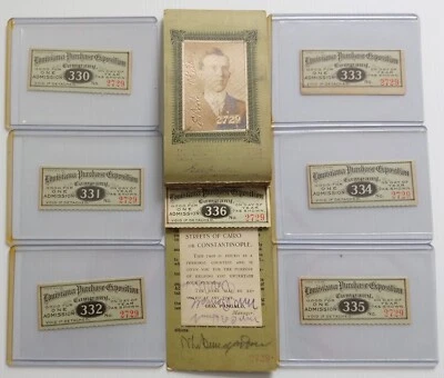 RARE 1904 ST. LOUIS OLYMPICS TICKETS / LOUISIANA EXPOSITION BOOKLET (NO. 2729) - image 1 of 4