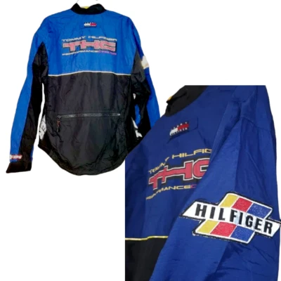 Vintage Tommy Hilfiger Jacket Windbreaker Mens M performance Cycling Gear biking - Image 1 of 4