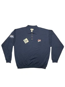 Cutter Buck Mens Shirt XL Blue Coors Light Super Bowl XXXIX Jacksonville 2005 - Picture 1 of 12