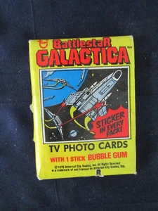 Vintage 1978 Topps Battlestar Galactica Sealed Unopened Sealed Card Wax Pack - Picture 1 of 3