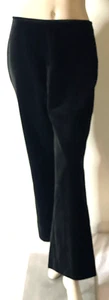Pantalones de mujer con bordes negros pequeños de altura alta pierna recta talla 8P - Imagen 1 de 7