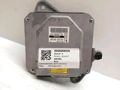 TOYOTA ESTIMA MK3 2006 - 2012 SKID ECU 66539 89540-28570 - Image 1 of 3