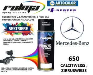 MERCEDES 650 CALCITWEISS,ZIRRUSWEISS LUCIDO SPRAY 400ML - Imagen 1 de 3